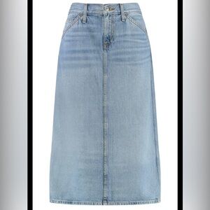 RE/DONE Low Rider Jean Midi Skirt with a Low-Slung Waist, Size 27 worn once